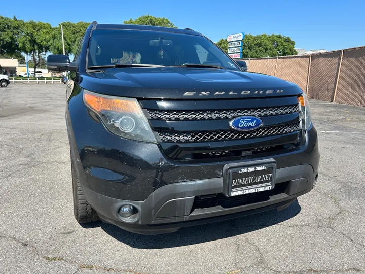 BLACK, 2014 FORD EXPLORER Image 2