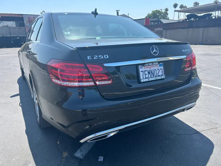 BLACK, 2014 MERCEDES-BENZ E-CLASS Image 7