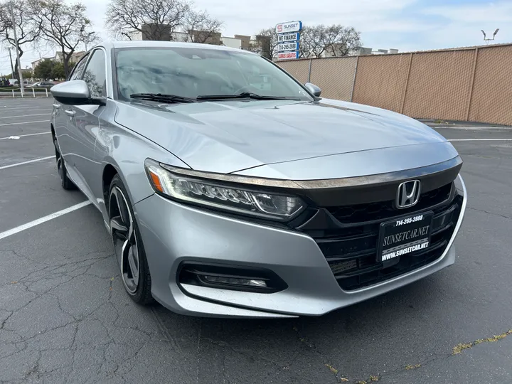 BLACK, 2018 HONDA ACCORD Image 2