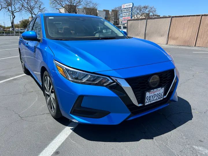 BLUE, 2022 NISSAN SENTRA Image 2