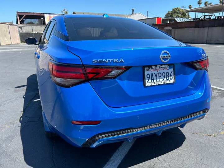 BLUE, 2022 NISSAN SENTRA Image 7