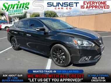 BLACK, 2018 NISSAN SENTRA Image 13