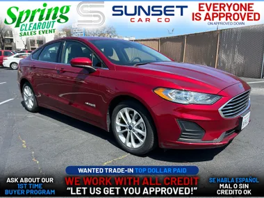 BURGUNDY, 2019 FORD FUSION Image 23