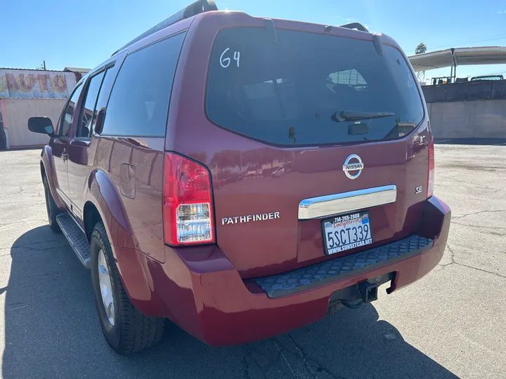 BURGUNDY, 2006 NISSAN PATHFINDER Image 7