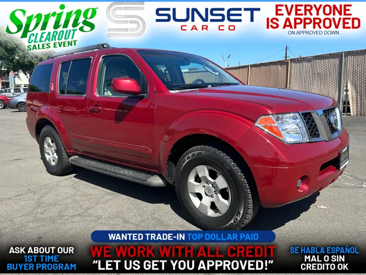 BURGUNDY, 2006 NISSAN PATHFINDER Image 1