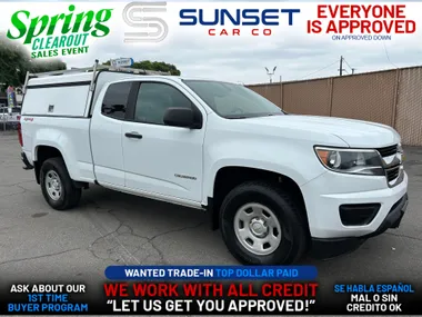 WHITE, 2018 CHEVROLET COLORADO EXTENDED CAB Image 