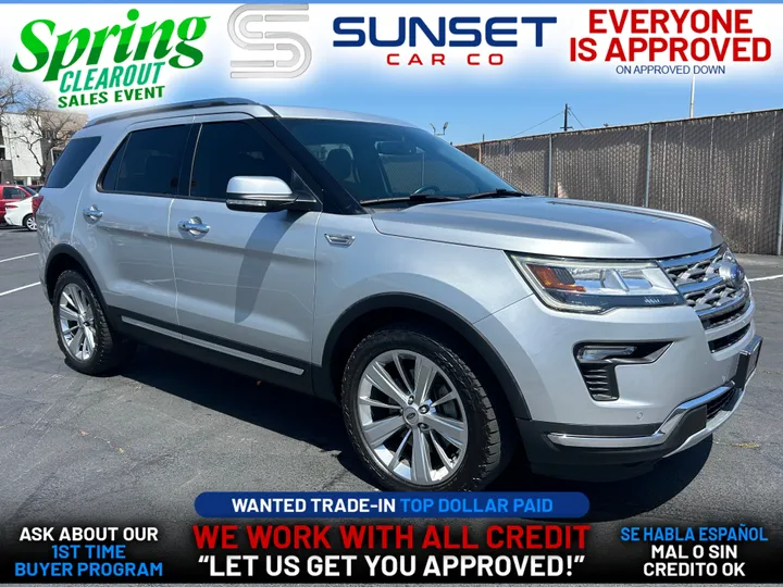 SILVER, 2019 FORD EXPLORER Image 1