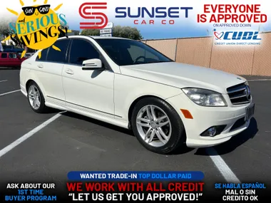 WHITE, 2010 MERCEDES-BENZ C-CLASS Image 