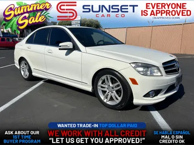 WHITE, 2010 MERCEDES-BENZ C-CLASS Image 