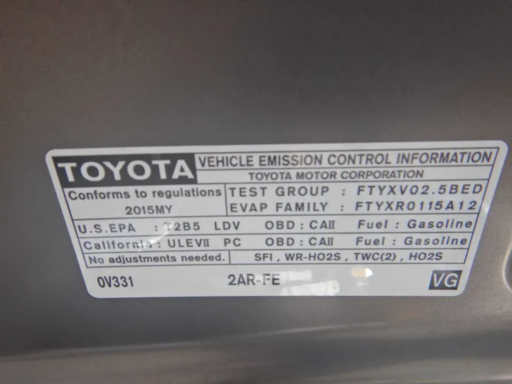 2015 TOYOTA CAMRY Image 62