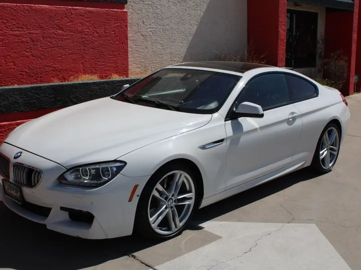 White, 2015 BMW 6 Series Image 6