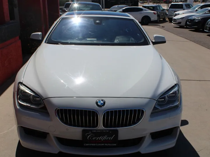 White, 2015 BMW 6 Series Image 3