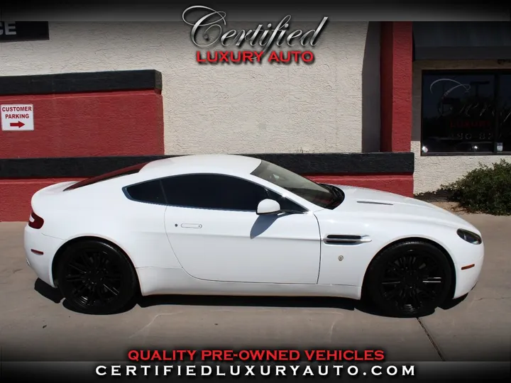 White, 2008 Aston Martin V8 Vantage Image 1