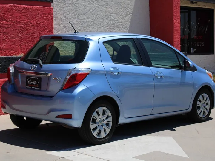 Blue, 2014 Toyota Yaris Image 8