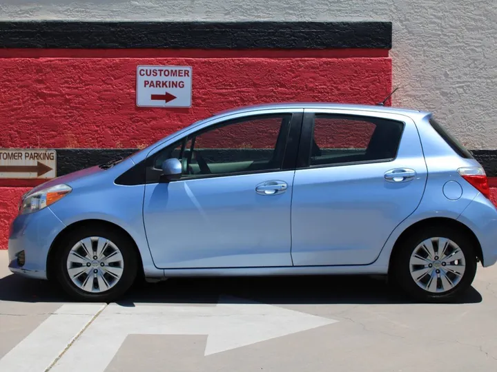 Blue, 2014 Toyota Yaris Image 2