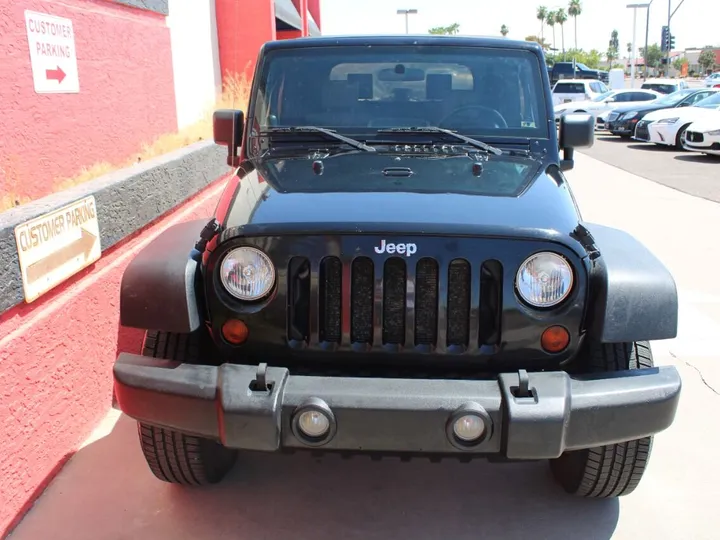 Black, 2008 Jeep Wrangler Image 3