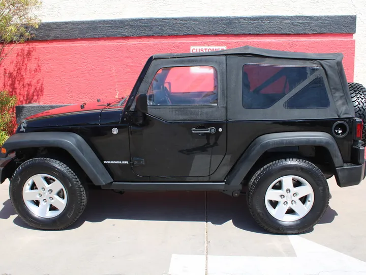 Black, 2008 Jeep Wrangler Image 2