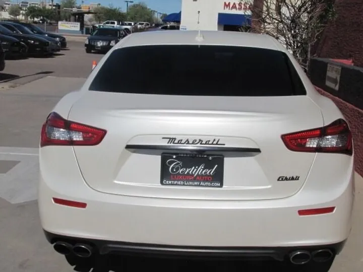 White, 2014 Maserati Ghibli Image 4