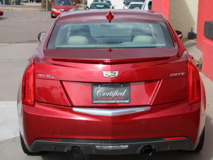 Red, 2016 Cadillac ATS Image 4