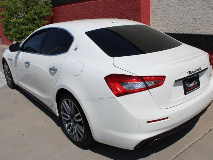 WHITE, 2018 Maserati Ghibli Image 8