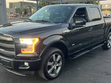 BLACK, 2015 FORD F150 SUPERCREW CAB Image 