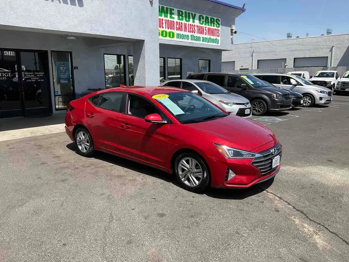 RED, 2020 HYUNDAI ELANTRA Image 5