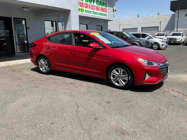 RED, 2020 HYUNDAI ELANTRA Image 13