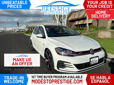 WHITE, 2018 VOLKSWAGEN GOLF GTI Image 