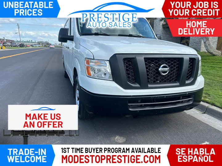 WHITE, 2018 NISSAN NV1500 CARGO Image 1