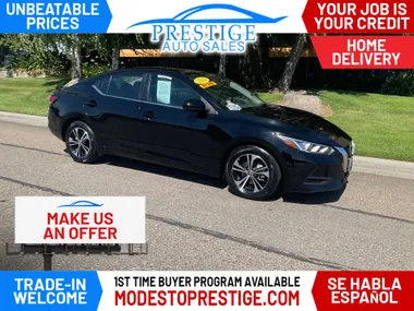 BLACK, 2022 NISSAN SENTRA Image 