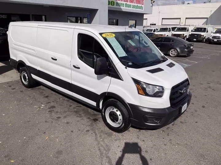 WHITE, 2020 FORD TRANSIT 250 CARGO VAN Image 6