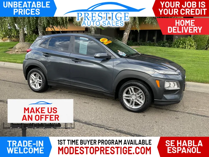 GRAY, 2018 HYUNDAI KONA Image 1