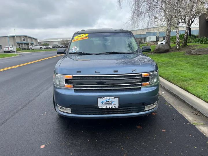 BLUE, 2018 FORD FLEX Image 2