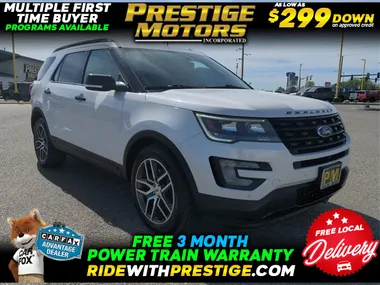 White Platinum, 2017 FORD EXPLORER Image 45