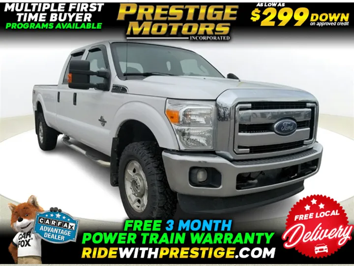 Oxford White, 2014 FORD F-350SD Image 1