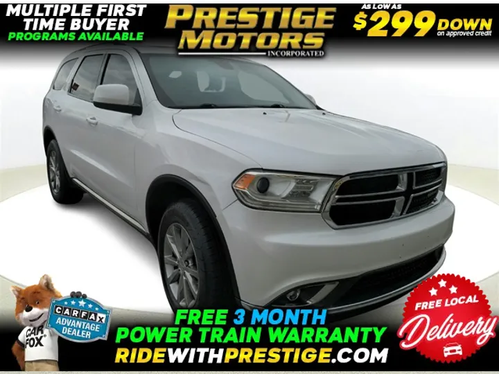 Vice White Tri-Coat Pearl, 2017 DODGE DURANGO Image 1