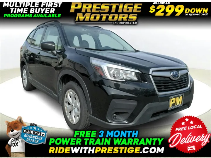 Crystal Black Silica, 2019 SUBARU FORESTER Image 1