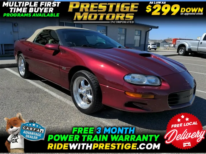 Monterey Maroon Metallic, 2002 CHEVROLET CAMARO Image 1