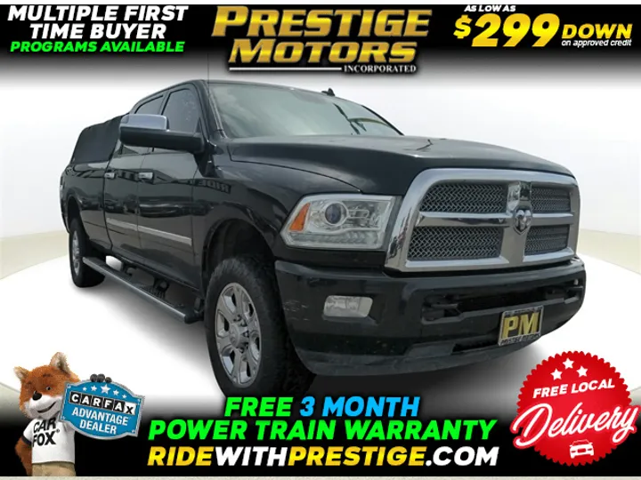 Black Clearcoat, 2013 RAM 2500 Image 1