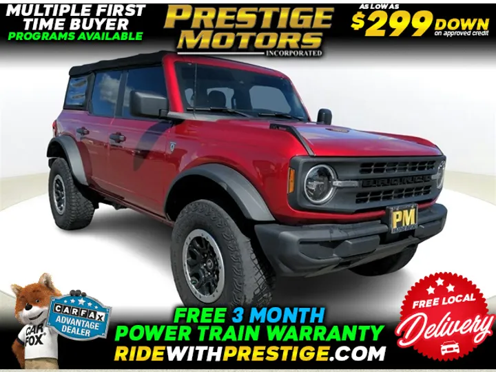 Red, 2021 FORD BRONCO Image 1