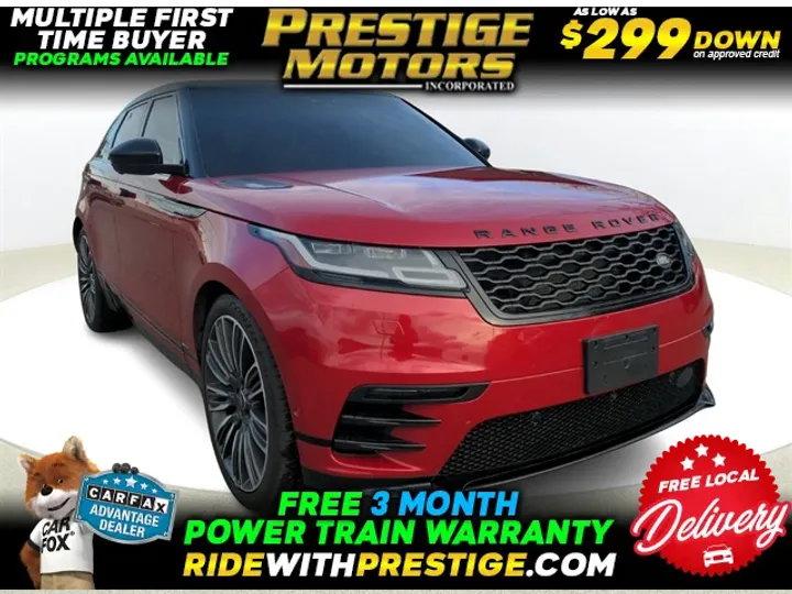 Firenze Red, 2018 LAND ROVER RANGE ROVER VELAR Image 1