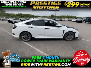 Platinum White Pearl, 2019 HONDA CIVIC Image 40