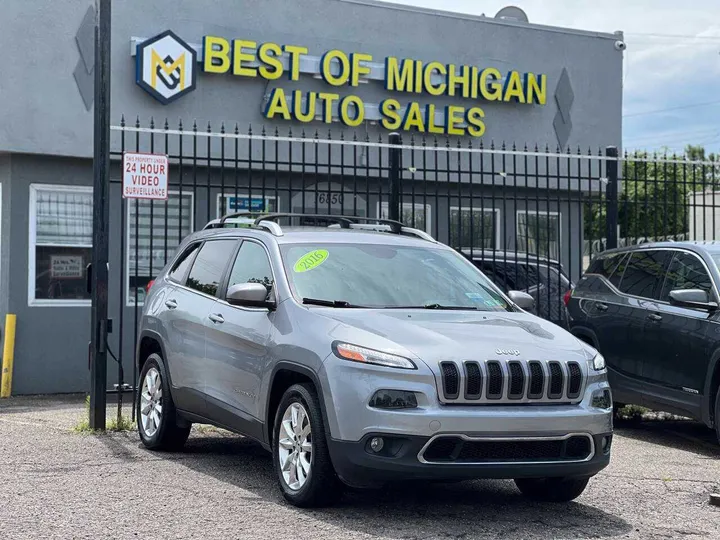 SILVER, 2016 JEEP CHEROKEE Image 1