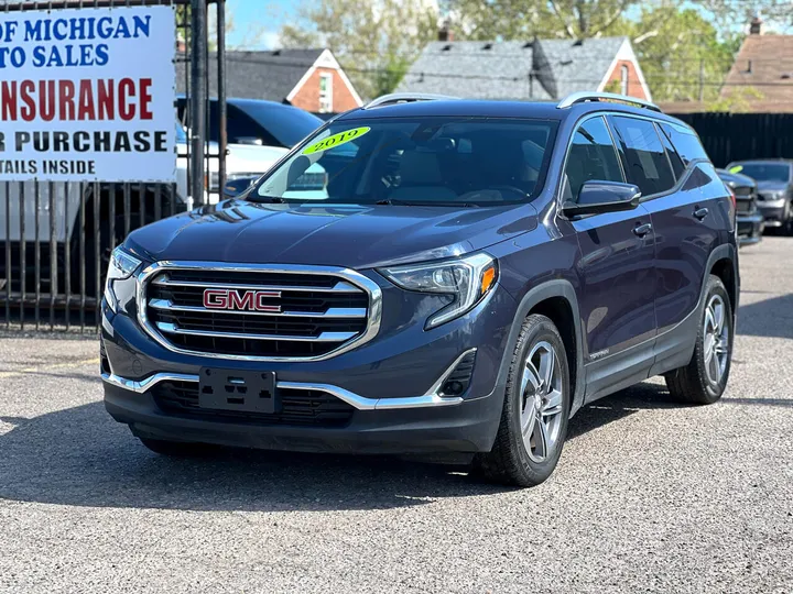 Blue, 2019 GMC Terrain Image 2