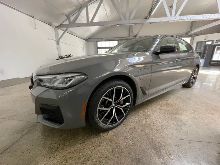 GRAY, 2021 BMW 5 SERIES Image 2