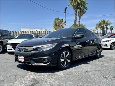 BLACK, 2017 HONDA CIVIC Image 12