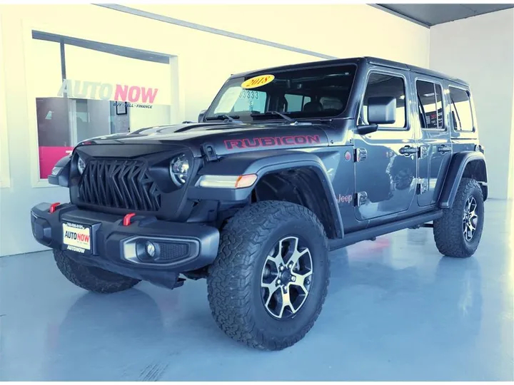 GRAY, 2018 JEEP WRANGLER UNLIMITED Image 1