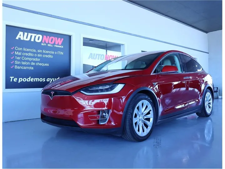 RED, 2016 TESLA MODEL X Image 1