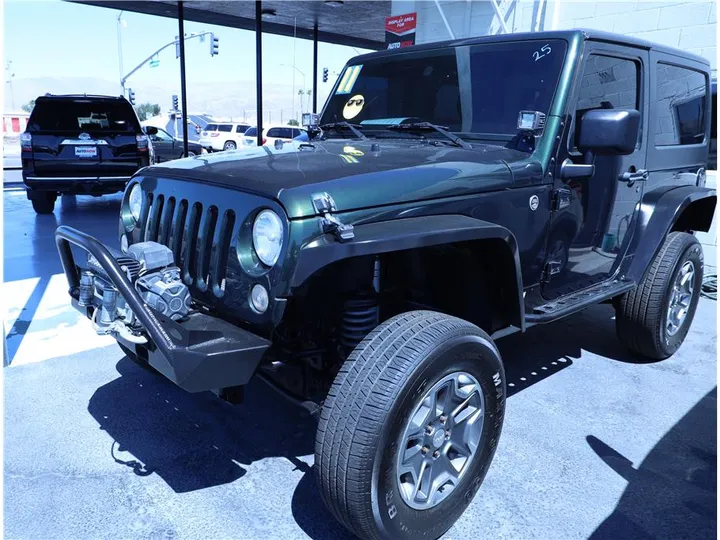 GREEN, 2011 JEEP WRANGLER Image 6