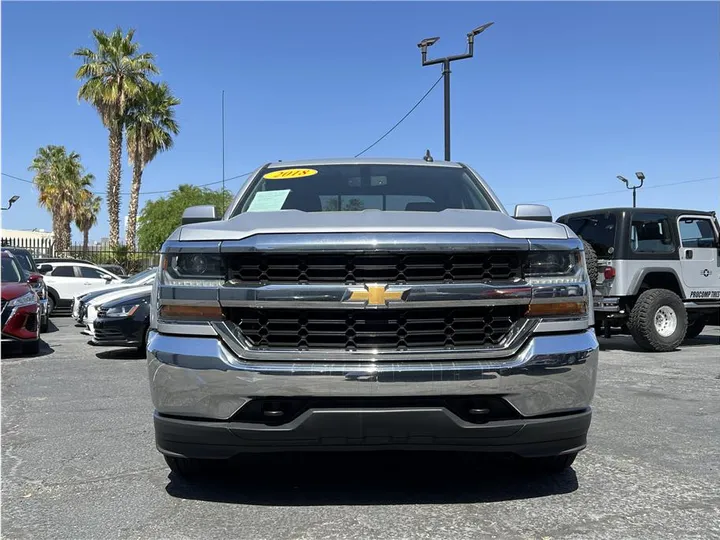 SILVER, 2018 CHEVROLET SILVERADO 1500 DOUBLE CAB Image 8